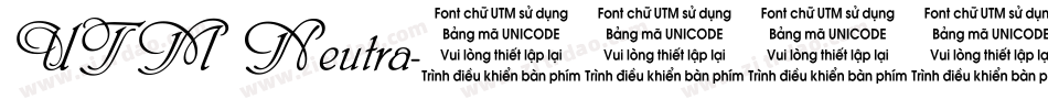 UTM Neutra字体转换